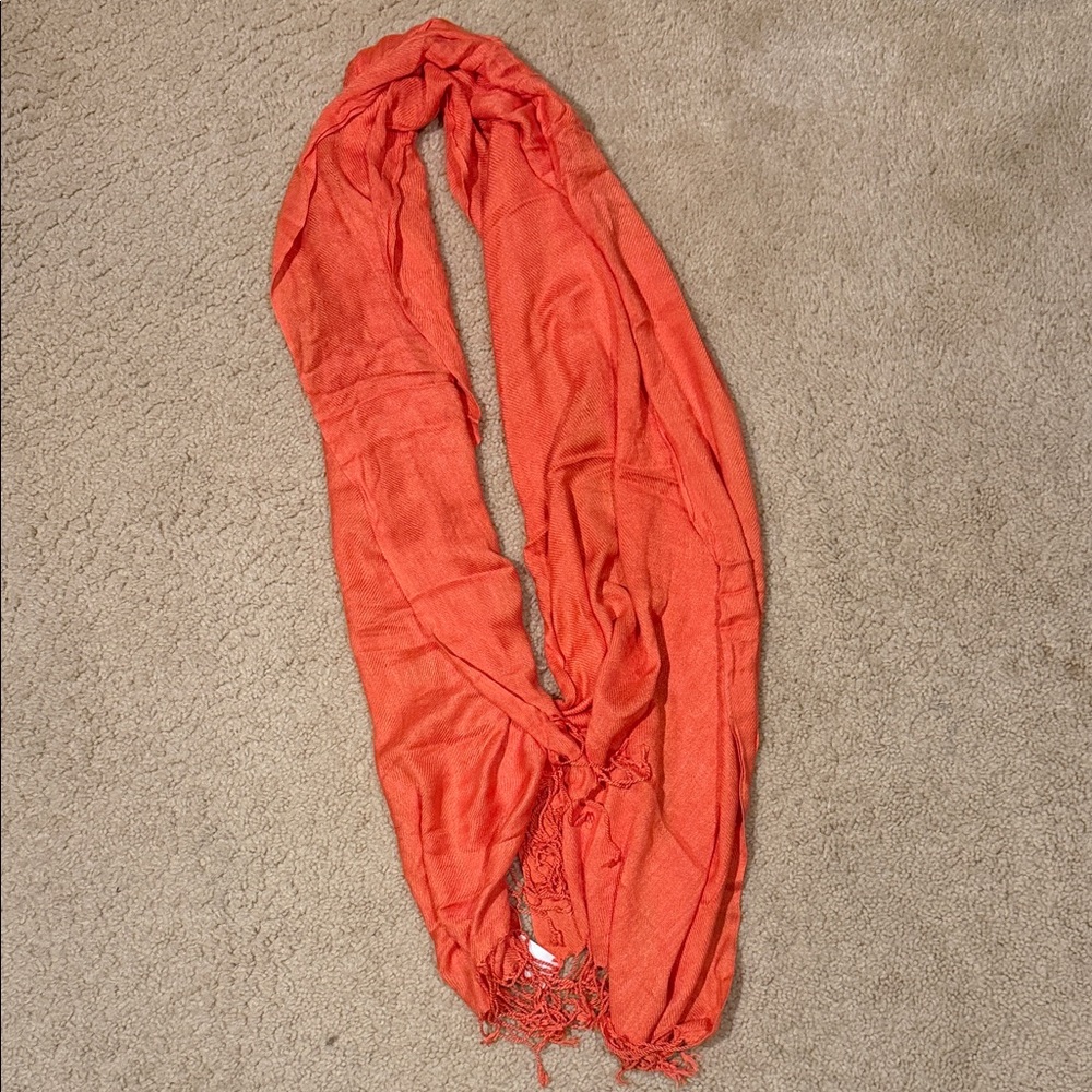 Vibrant Orange Women's Scarf